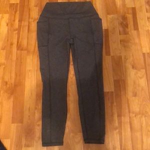 Gray yoga pants